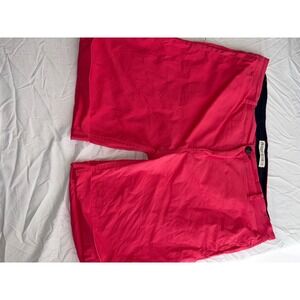 Y2K Body Glove Mens Red Flat Front Chino Shorts Size 42 Casual Summer Surf